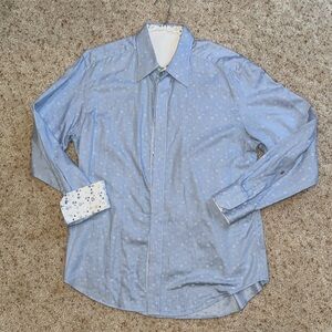Robert Graham Light Blue Casual Button Down Shirt